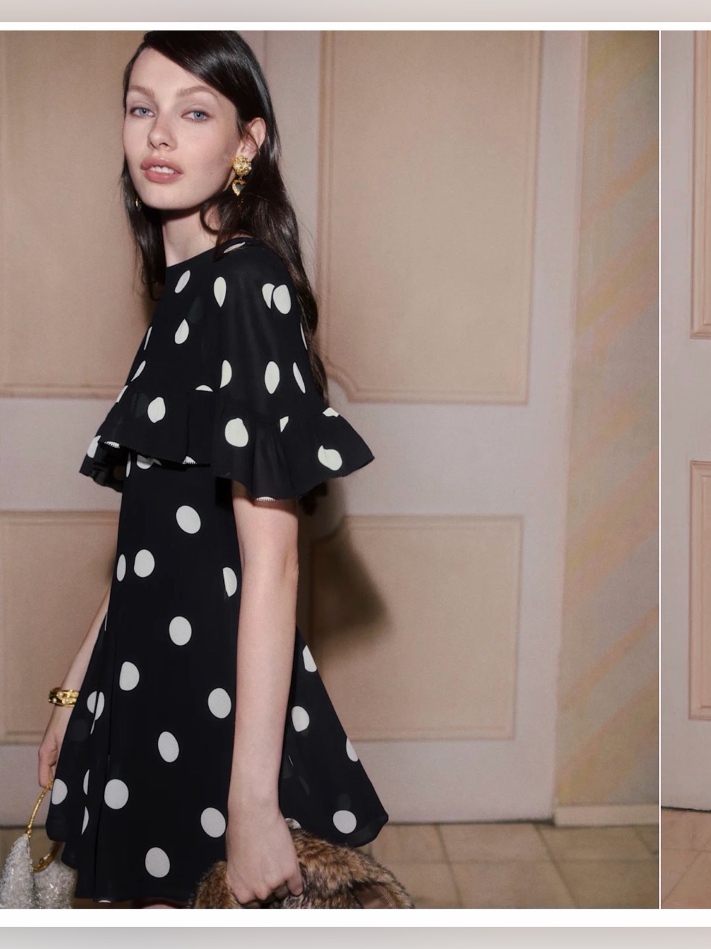 Reformation Zelena Dress Black - Size 2